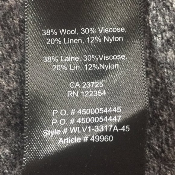 Babaton with Linen grey v-neck sweater - Picture 5 of 5